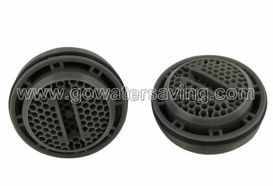 Coin assembling faucet aerator