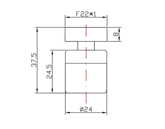 faucet aerator drawing