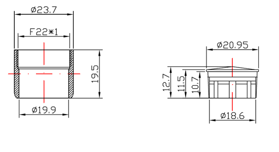 Global Nino Faucet Aerator Drawing