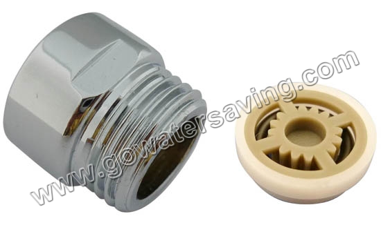 G1/2" Male&Female thread shower connector with shower restrictor